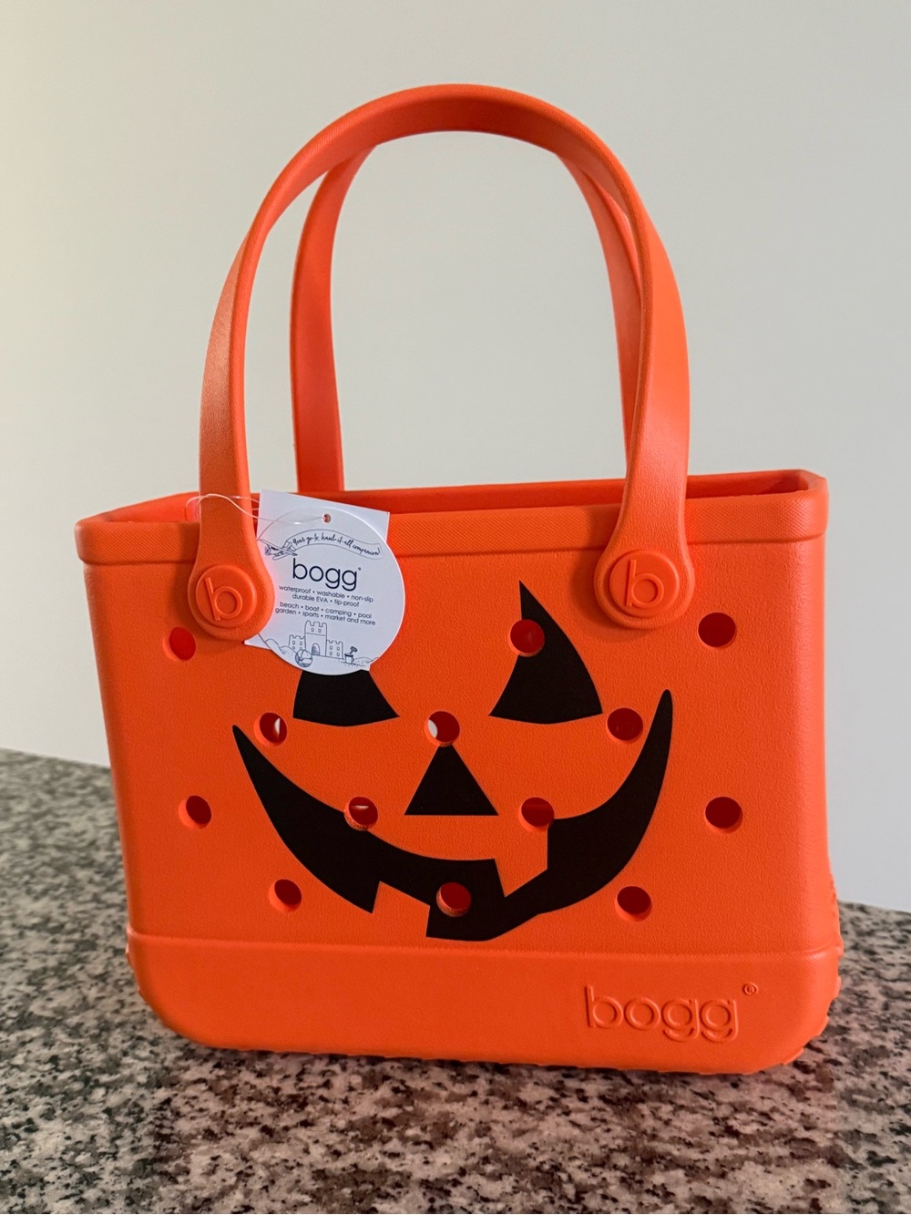 NWT Bitty Bogg Halloween Pumpkin Jack-O-Lantern Bag!